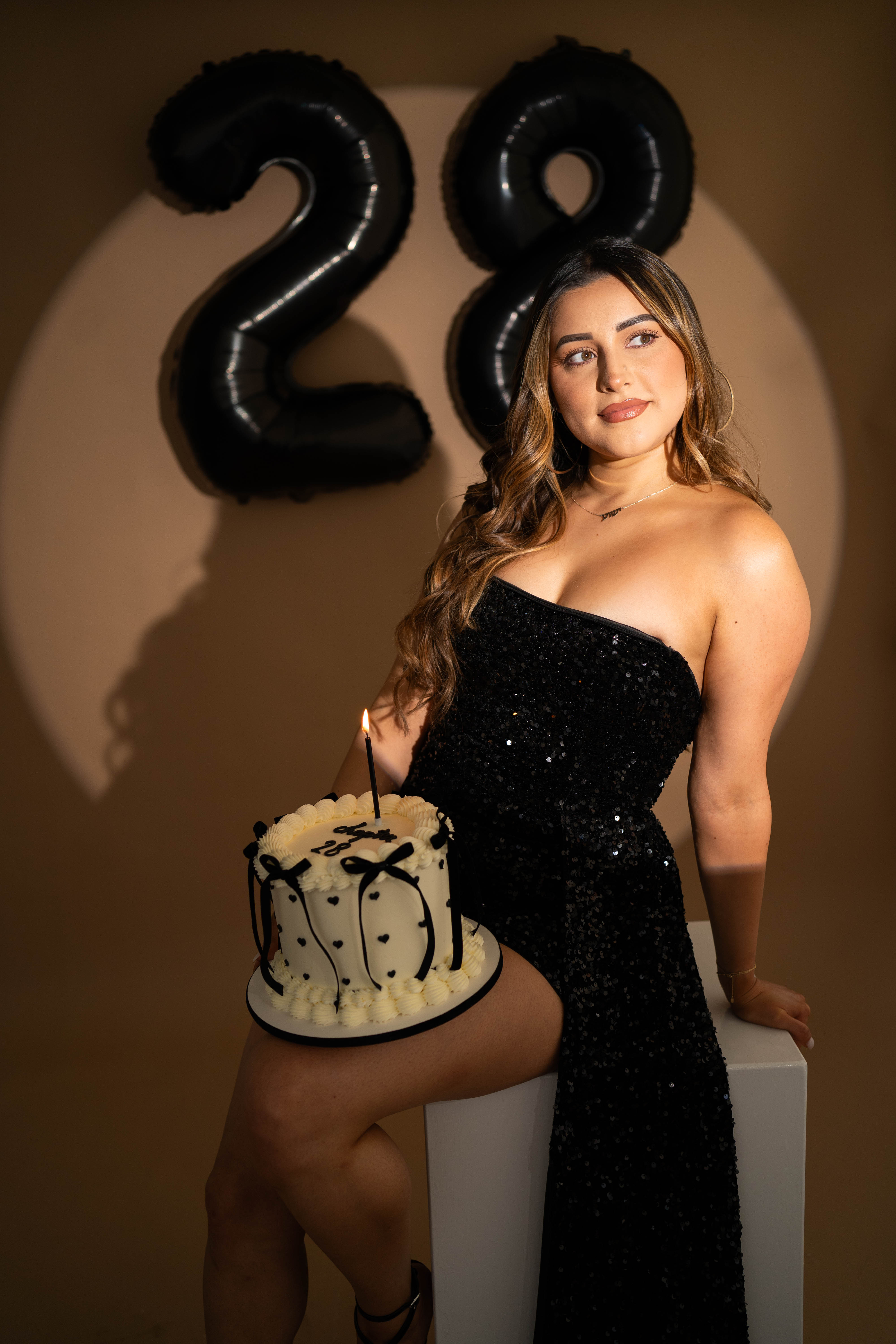 First birthday portrait from a Vacaville birthday and smash cake photography session.