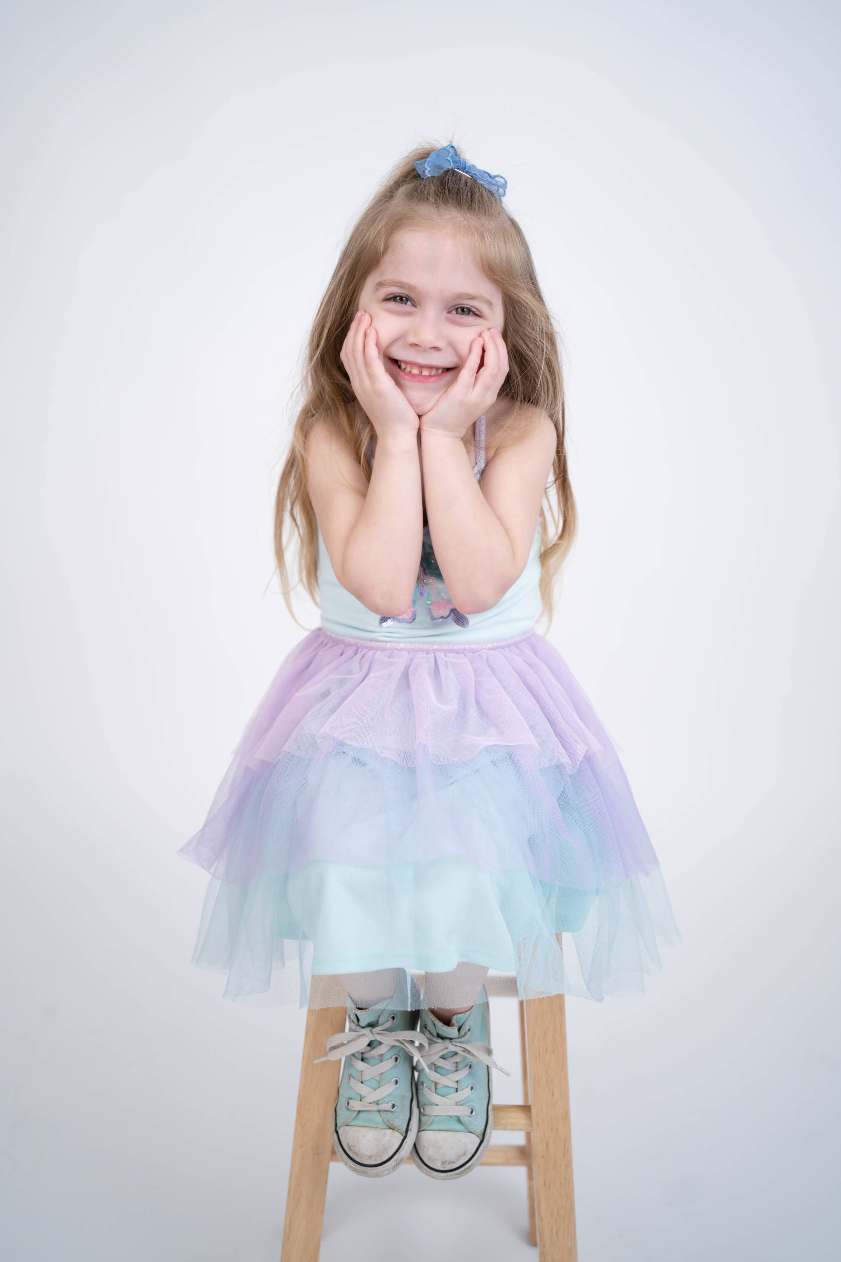 Child portrait in warm natural light during a Vacaville family photography session.